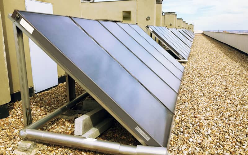 Paneles solares calefacción ACS